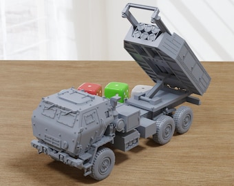 HIMARS M142 - Modern War - 3D Printed Miniature Wargaming Combat Vehicle