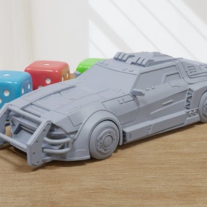 Nova Charger - 3D Printed - Cyberpunk / Sci-Fi - Tabletop Miniature Wargaming - 28mm / 32mm Scale Vehicle