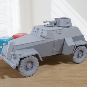 Humber Light Reconnaissance Car (Humberette) WW2 British 3D Resin Printed 28mm / 20mm / 15mm Miniature Tabletop Wargaming Vehicle