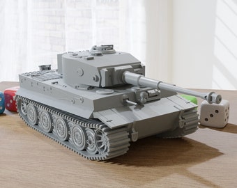 Pz.Kpfw TIGER I ausf E - WW2 German Tank - 3D Resin Printed 28mm / 20mm / 15mm Miniature Tabletop Wargaming Vehicle
