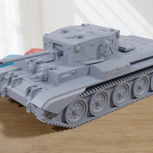 Cromwell IV WW2 Britischer Panzer - 3D Harz Gedruckt 28 mm / 20 mm / 15 mm Miniature Tabletop Wargaming Fahrzeug
