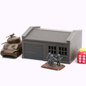 Airfield Tools Shed - 3D Printed Miniature Wargaming Terrain - Awesome for Tabletop Games like Bolt Action or Flames or War