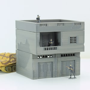 Arab Urban Building - Shop - Tabletop Wargaming Terrain - Miniature Gaming - 3D Printed