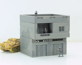 Edificio urbano árabe - Tienda - Terreno para juegos de guerra de mesa - Juegos de miniaturas - Impresión 3D