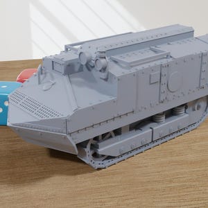 Schneider CA Char Ravitailleur (France) WW1 Tank  - 3D Printed Miniature Wargaming Combat Vehicle - 28mm / 20mm / 15mm Scale