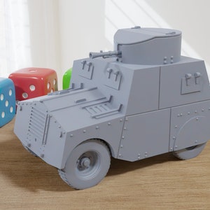 Beaverette Mk III WW2 British 3D Resin Printed 28mm / 20mm / 15mm Miniature Tabletop Wargaming Vehicle