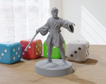 Obi Wan Kenobi - Star Wars Legion 35mm Proxy Miniature for Tabletop RPG
