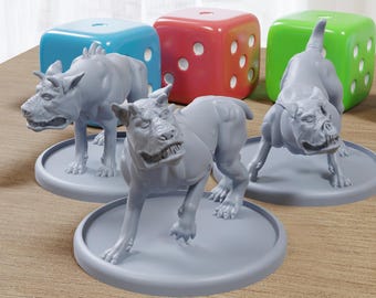 ヘルハウンド - 塹壕戦用28mm/32mmスケール3Dプリントミニチュア、ダークグリムミニチュア卓上ウォーゲーム