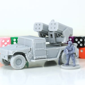 Armed Humvee (hummer) - Miniature Gaming Tabletop RPG - 28mm Vehicle - Etsy