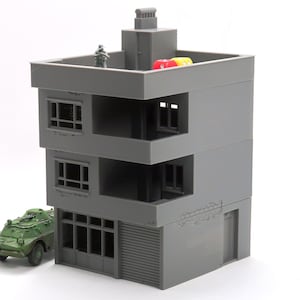 Modern Middle East Urban Building MET_02 - 3D Printed Miniature Wargaming Terrain in Various Scales
