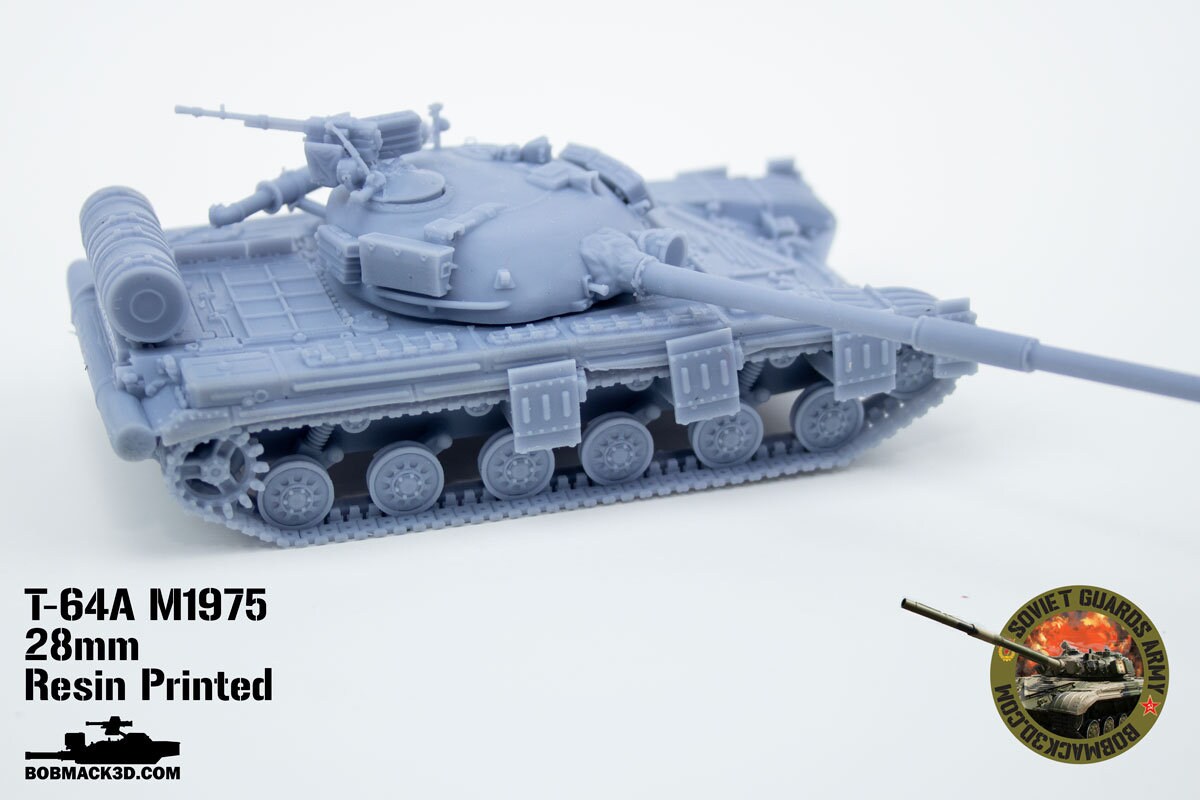 T-64 Main Battle Tank 28mm / 20mm / 15mm Wargaming Vehicle - Etsy