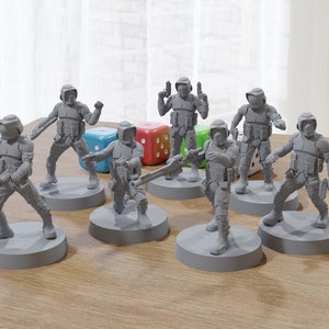 Scout Troopers - Star Wars Legion 35mm Proxy Miniature for Tabletop RPG