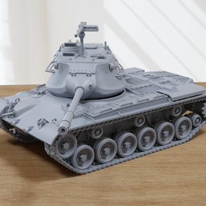 M47 General Patton II - West German Cold War - 3D Printed Miniature Wargaming Combat Vehicle