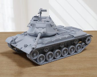 M47 General Patton II - West German Cold War - 3D Printed Miniature Wargaming Combat Vehicle
