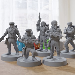 Rebel Troopers - Star Wars Legion 35mm Proxy Miniature for Tabletop RPG