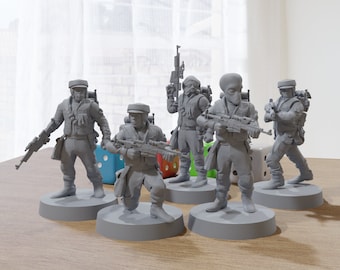 Rebel Troopers - Star Wars Legion 35mm Proxy Miniature for