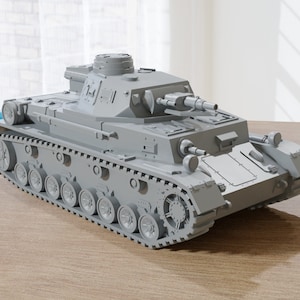 PZ.KPFW. IV F1 - WW2 German Tank - 3D Resin Printed 28mm / 20mm / 15mm Miniature Tabletop Wargaming Vehicle