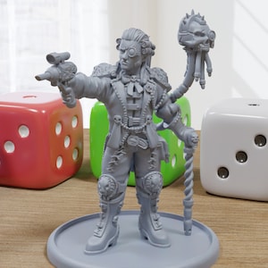Benedict Bounty Hunter - 3D-geprinte proxy-minifiguren voor sci-fi miniatuurtafelspellen zoals Stargrave en Five Parsecs from Home