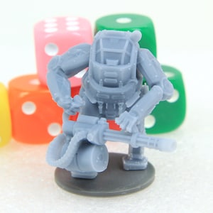 Begemot Exosuit Small Mech 28mm Scale Minifigure for Sci/Fi Tabletop RPG Wargaming