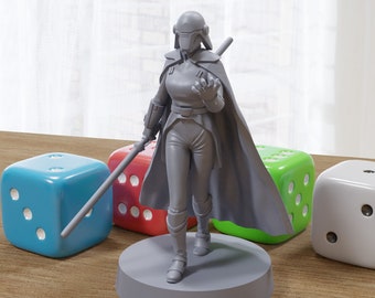 Inquisitor Female - Star Wars Legion 35mm Proxy Miniature for Tabletop RPG