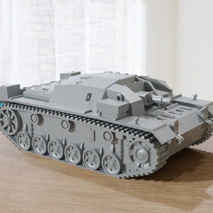 SD.KFZ 142 Sturmgeschütz III - WW2 German Tank - 3D Resin Printed 28mm / 20mm / 15mm Miniature Tabletop Wargaming Vehicle