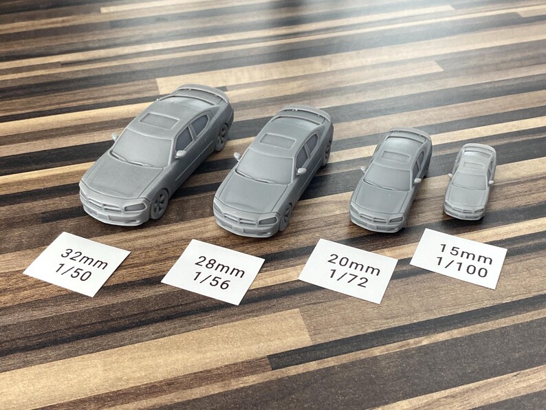 Modern Sedan - 3D Printed Vehicle for Miniature Tabletop Wargames TTRPG ...