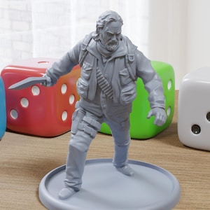 Ben Survivor - 3D Printed Minifigure for Zombie Post Apocalyptic Miniature Tabletop Games TTRPG