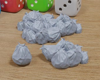 Trash Bags - Miniature Tabletop Wargaming - 3D Printed Terrain Scatter