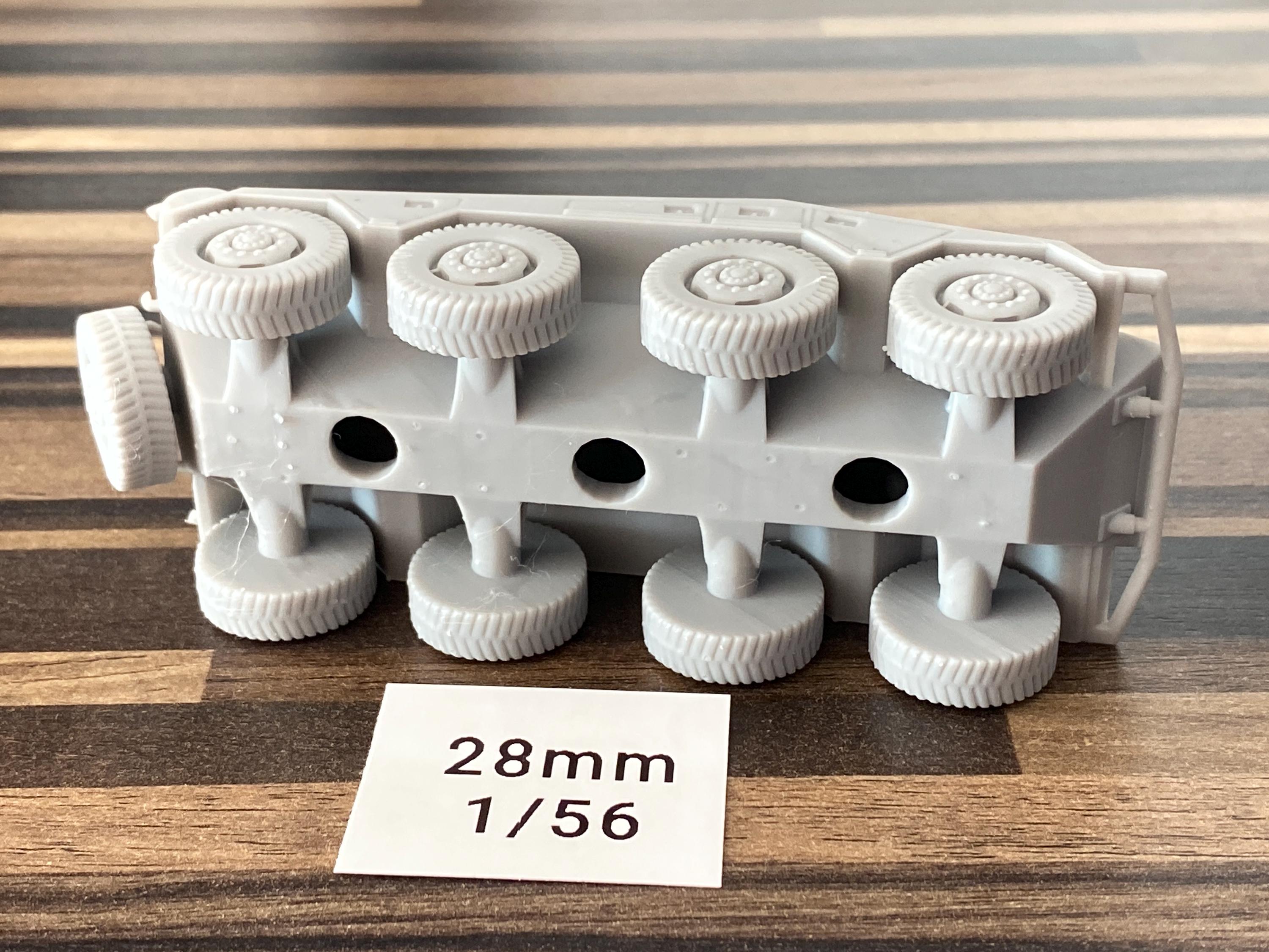 SD.KFZ 234/1 German WW2 Sonderkraftfahrzeug - 3D Resin Printed 28mm ...