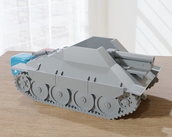 SIG 33-1 auf 38(t) Grille - WW2 German Tank - 3D Resin Printed 28mm / 20mm / 15mm Miniature Tabletop Wargaming Vehicle