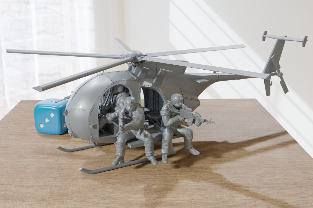 キラーエッグ - ボーイング MH-6 M リトルバード - 卓上 RPG 用 キラーエッグ - ボーイング MH-6 M リトルバード - 卓上 RPG 用