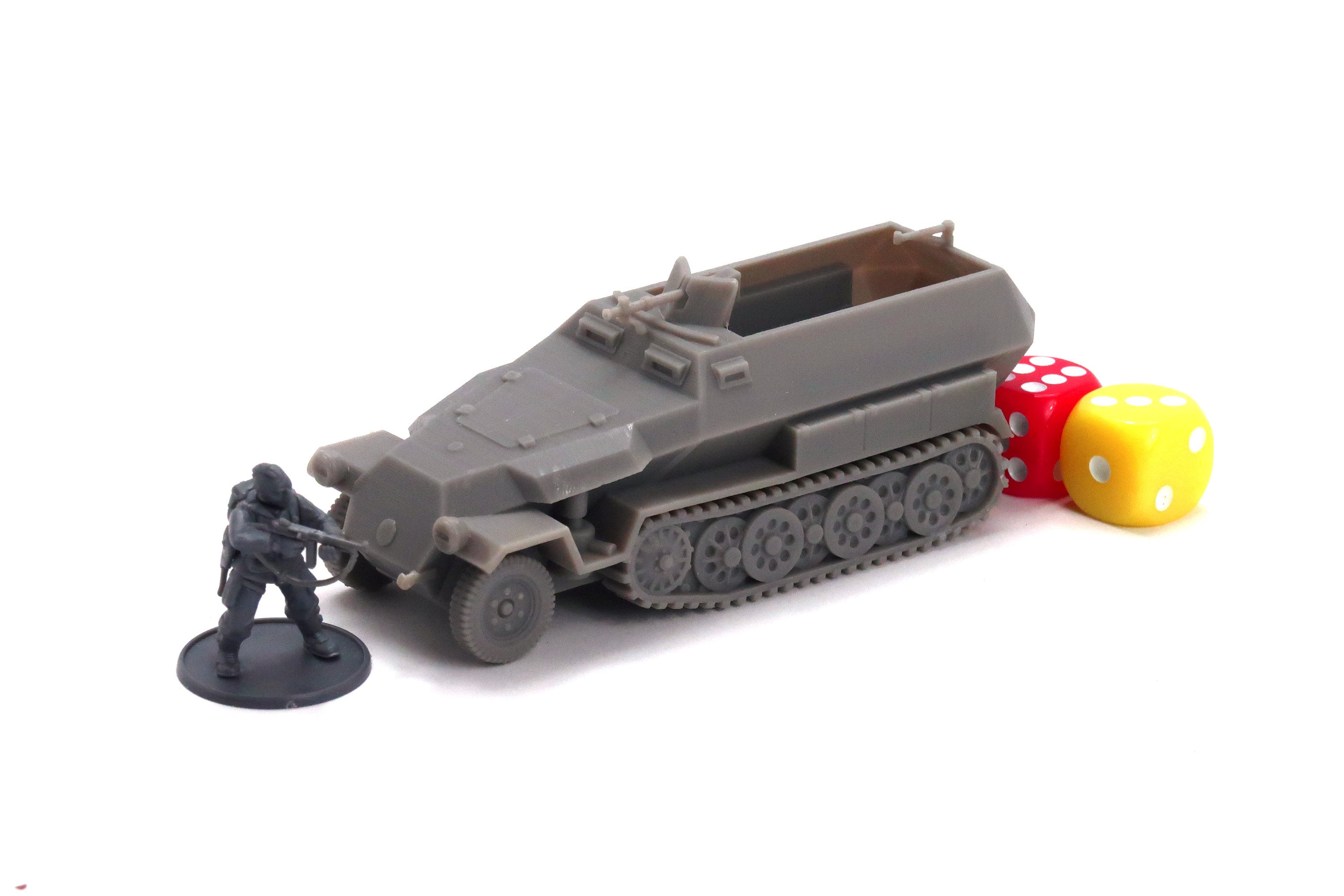 SD.KFZ. 251 C Half-track WW2 German APC - 3D Resin Printed 28mm