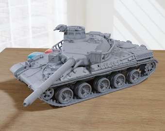 AMX-30B2 French Main Battle Tank – Cold War Military Vehicle - 3D Printed Miniature Wargaming Vehicle