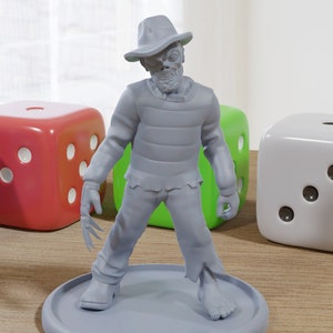 Nightmare Zombie - 3D Printed Minifigure for Zombie Post Apocalyptic Miniature Tabletop Games TTRPG