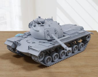 M48A2 Patton - West German Cold War Era - 3D Printed Miniature Wargaming Combat Vehicle