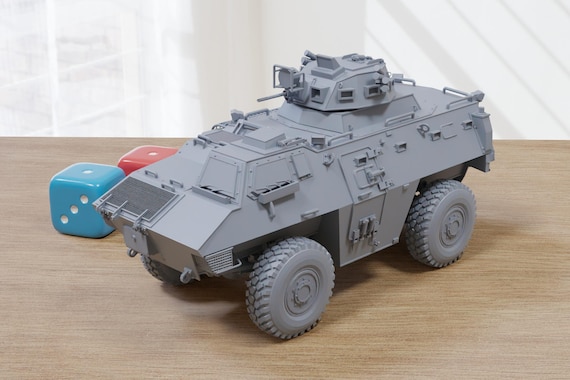 Ultra-Light Tactical Vehicle - Modern Tabletop Wargaming Transport Vehicle Miniature | 3D Printed 28mm - 32mm (GKN Simba-Inspired)