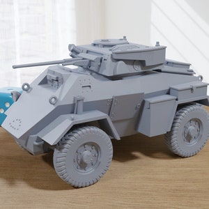 Humber Scout Car Mk II British WW2 Vehicle - 3D Resin Printed 28mm / 20mm / 15mm Miniature Tabletop Wargaming
