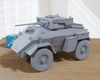 Humber Scout Car Mk II British WW2 Vehicle - 3D Resin Printed 28mm / 20mm / 15mm Miniature Tabletop Wargaming