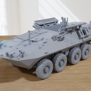 LAV-M (Mortar Vehicle) - 3D Resin Printed 28mm / 20mm / 15mm Miniature Tabletop Wargaming Combat Vehicle