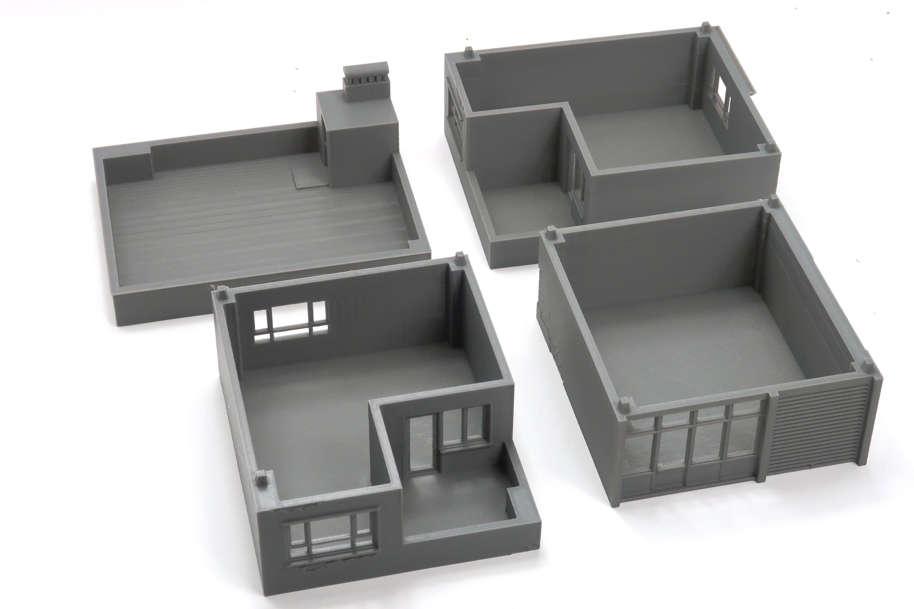 Strade urbane in rovina modulari - Terreno per wargame 28