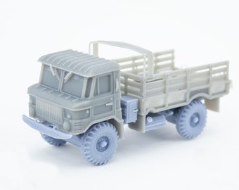 Caminhão militar soviético GAZ-66 (fora de estrada) | Veículo para jogos de guerra de 28 mm / 20 mm / 15 mm compatível com Team Yankee