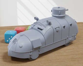 Constructora Field – FAI (Spanish Civil War) Armored Car - 3D Printed Miniature Wargaming Combat Vehicle - 28mm / 20mm / 15mm Scale