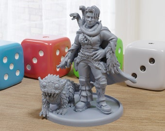 Denali Creature Merchant - 3D Printed Proxy Minifigures for Sci-fi Miniature Tabletop Games like Stargrave and Five Parsecs from Home