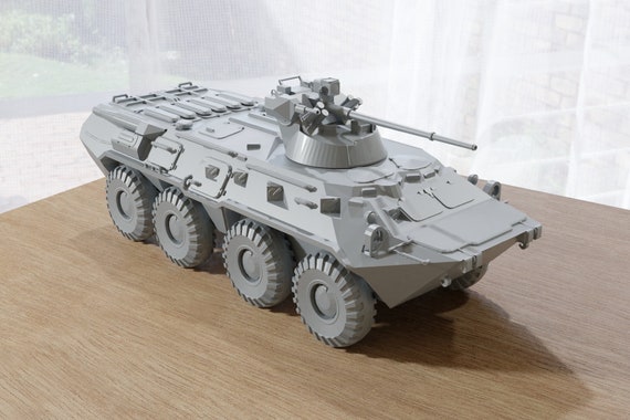 Artitec 1/87 - BTR82A - Forces Armées Ukrainiennes - Modèle Assemblé En Résine - Neuf