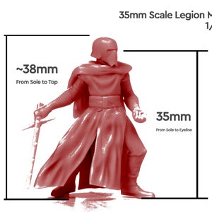 Darth Maul - Hero Pose - Star Wars Legion 35mm Proxy Miniature for Tabletop RPG image 2
