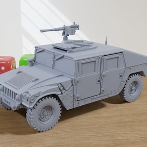 HMMWV M1025 - 3D Resin Printed Modern Wargaming Vehicles - Miniatures for Tabletop Wargames - TTRPG