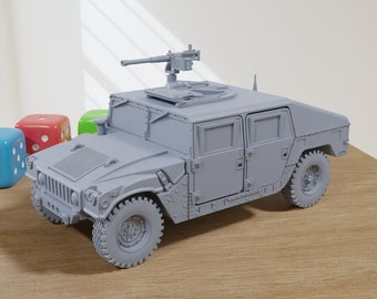 HMMWV M1025 - 3D Resin Printed Modern Wargaming Vehicles - Miniatures for Tabletop Wargames - TTRPG