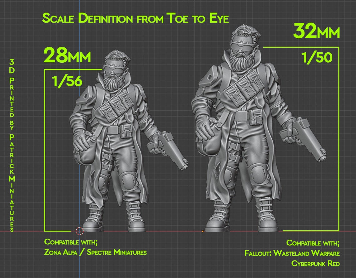 JSDF Combat Unit - 3D Printed Minifigures for Modern Tabletop Wargaming ...