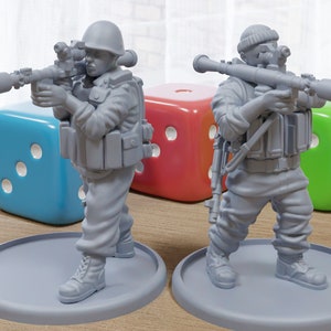 Mordern Russian Grenadiers - Modern Wargaming Miniatures for Tabletop RPG - 28mm / 32mm Scale Minifigures
