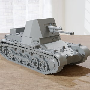 Panzerjäger I - WW2 German Tank - 3D Resin Printed 28mm / 20mm / 15mm Miniature Tabletop Wargaming Vehicle